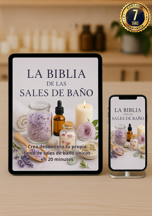La Biblia de las Sales de Baño + 8 BONOS DE REGALO